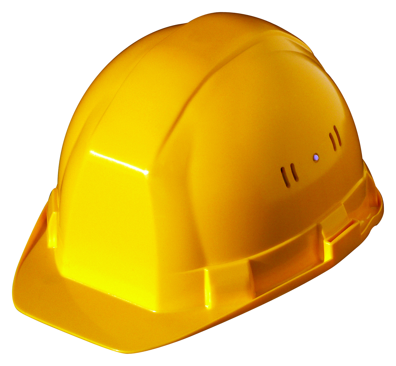 Casque de protection jaune - Casque jaune chantier basic EPI